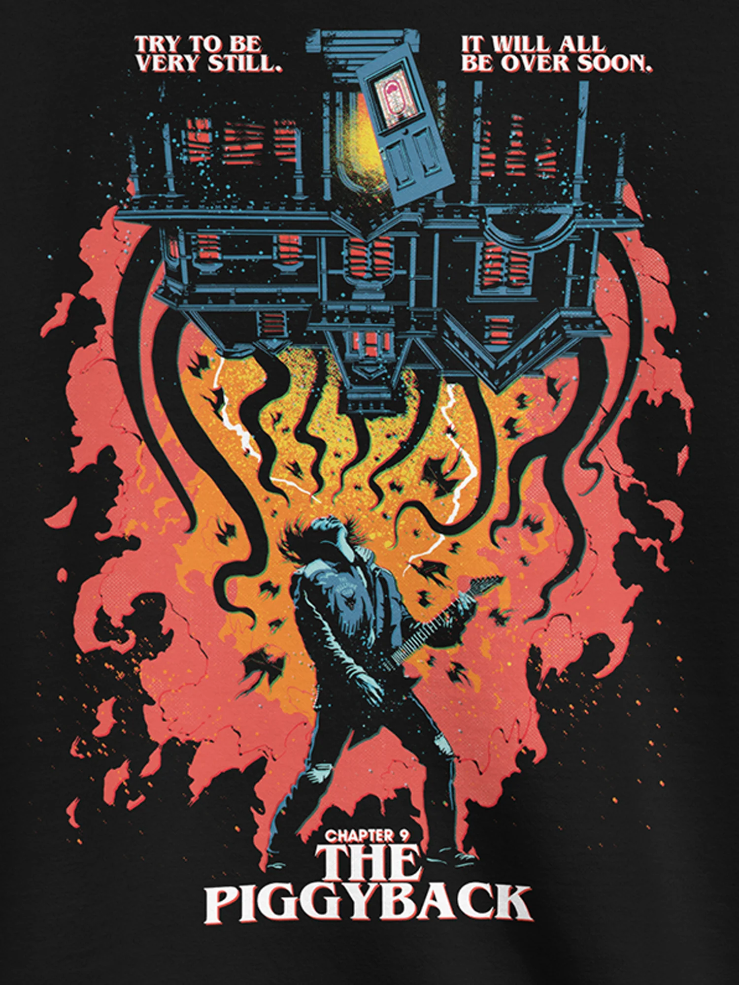Stranger Things Season 4 x Butcher Billy The Piggyback Sweatshirt [Black] - Image 2