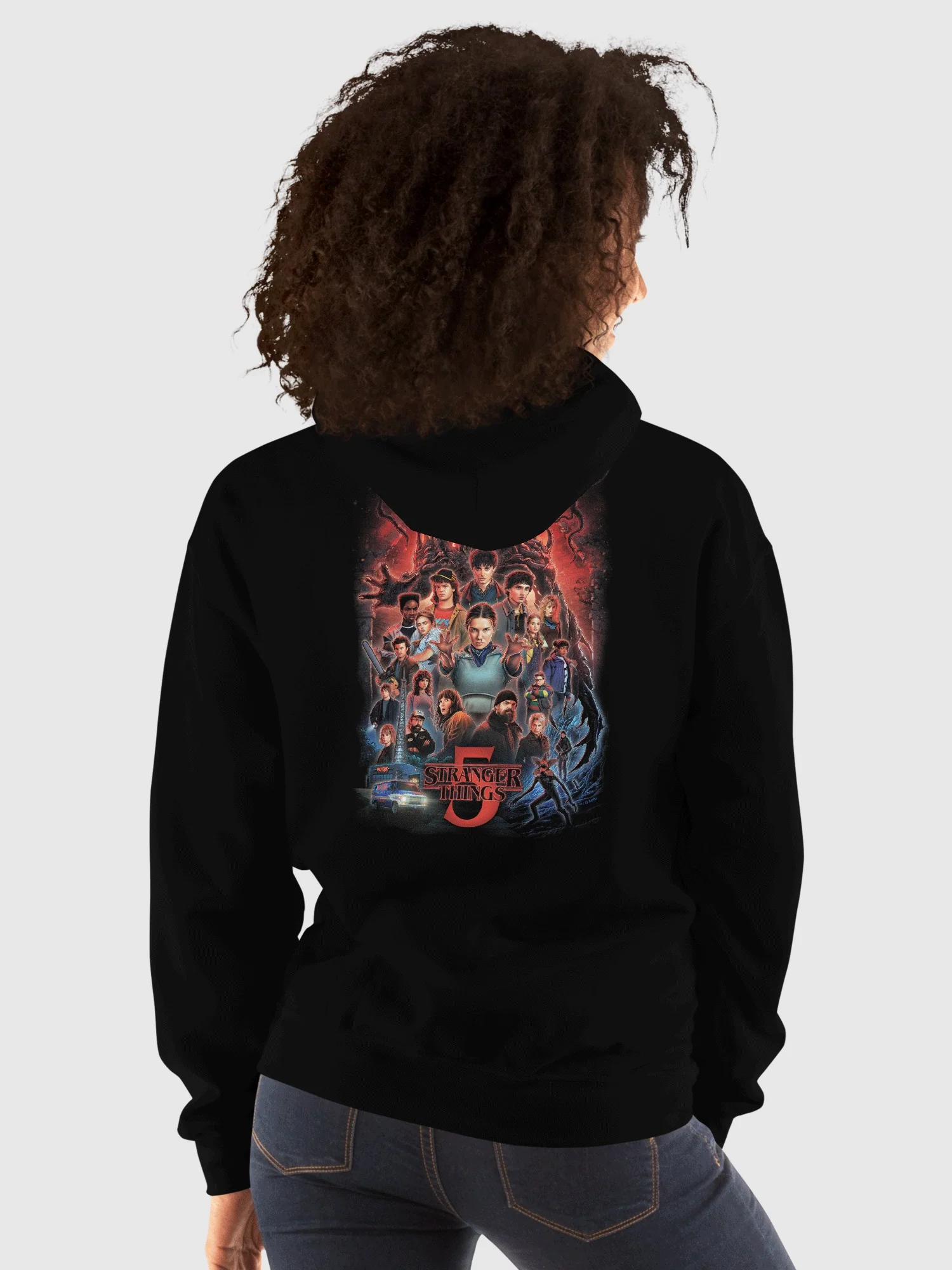 Stranger Things x Kyle Lambert Hoodie Season 5 Art - Image 3