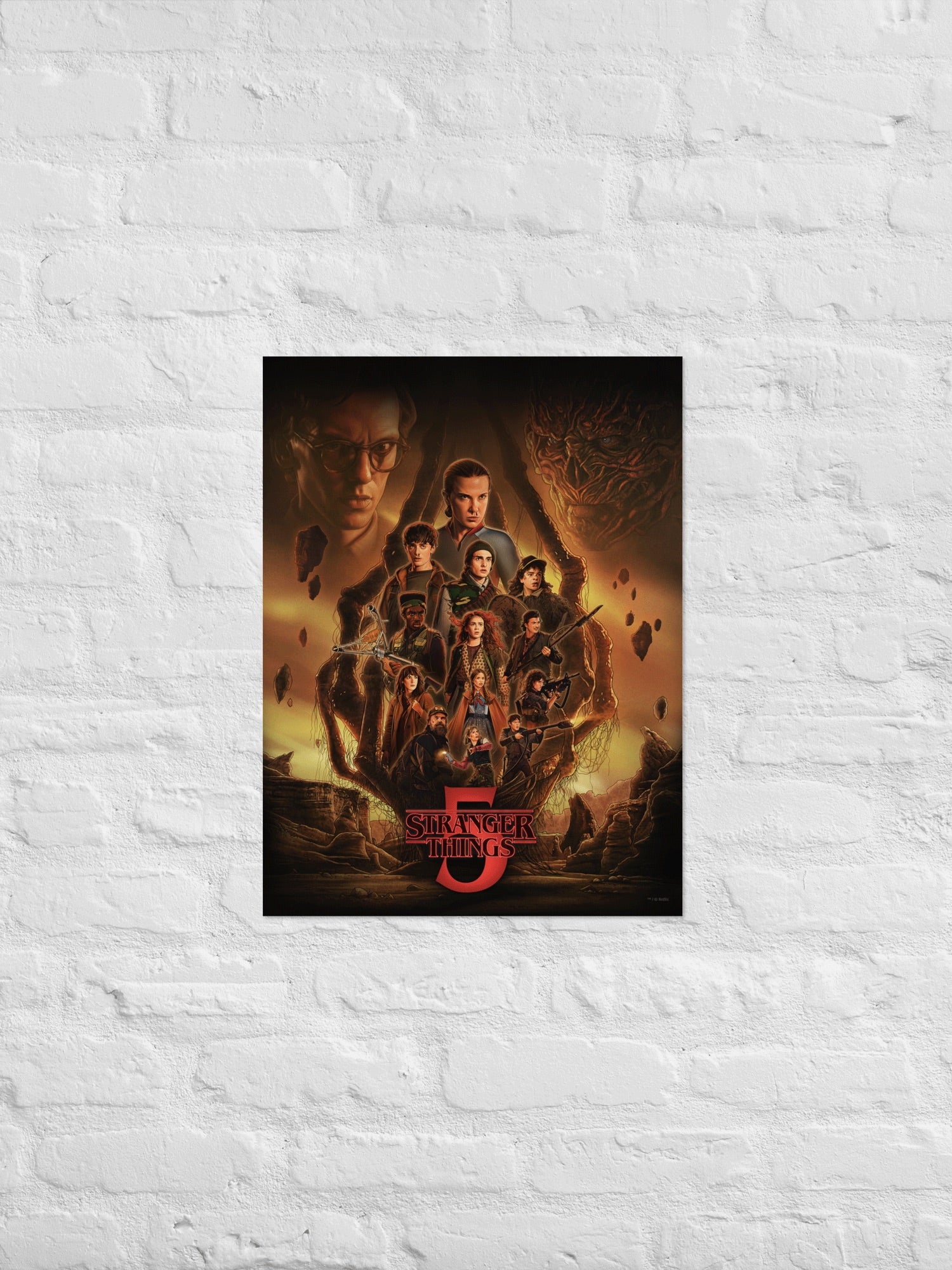 Stranger Things x Kyle Lambert Premium Poster Season 5 Finale Art - Image 2