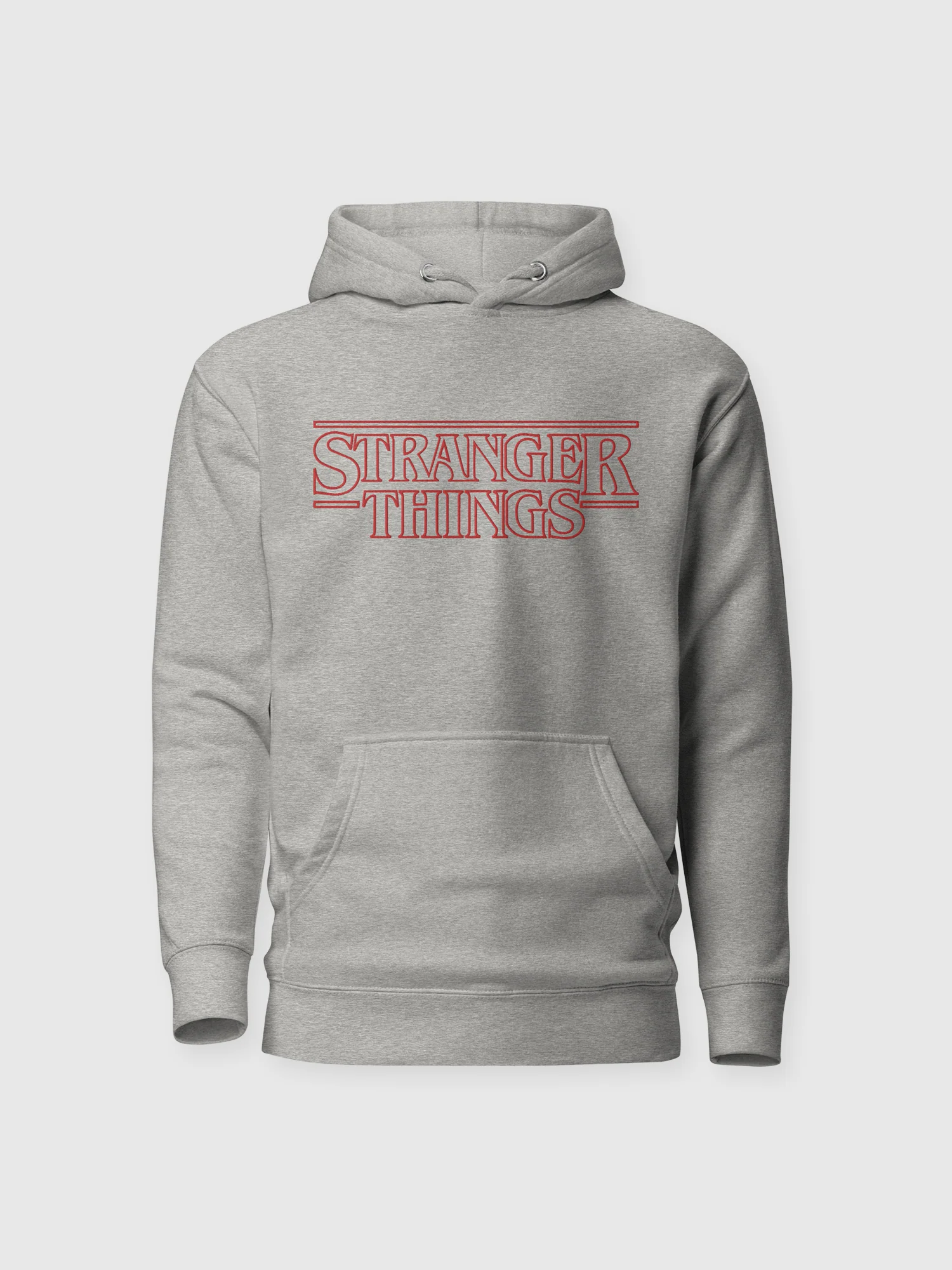 Stranger Things x Kyle Lambert Unisex Hoodie [Carbon Grey] - Image 3
