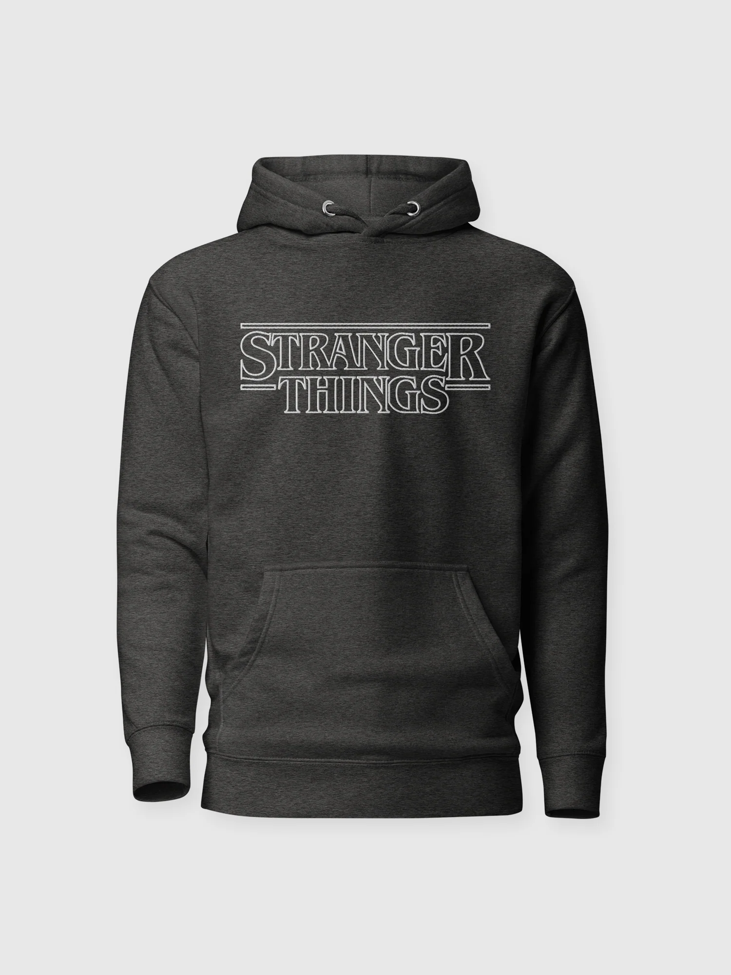 Stranger Things x Kyle Lambert Unisex Hoodie [Charcoal Heather] - Image 3