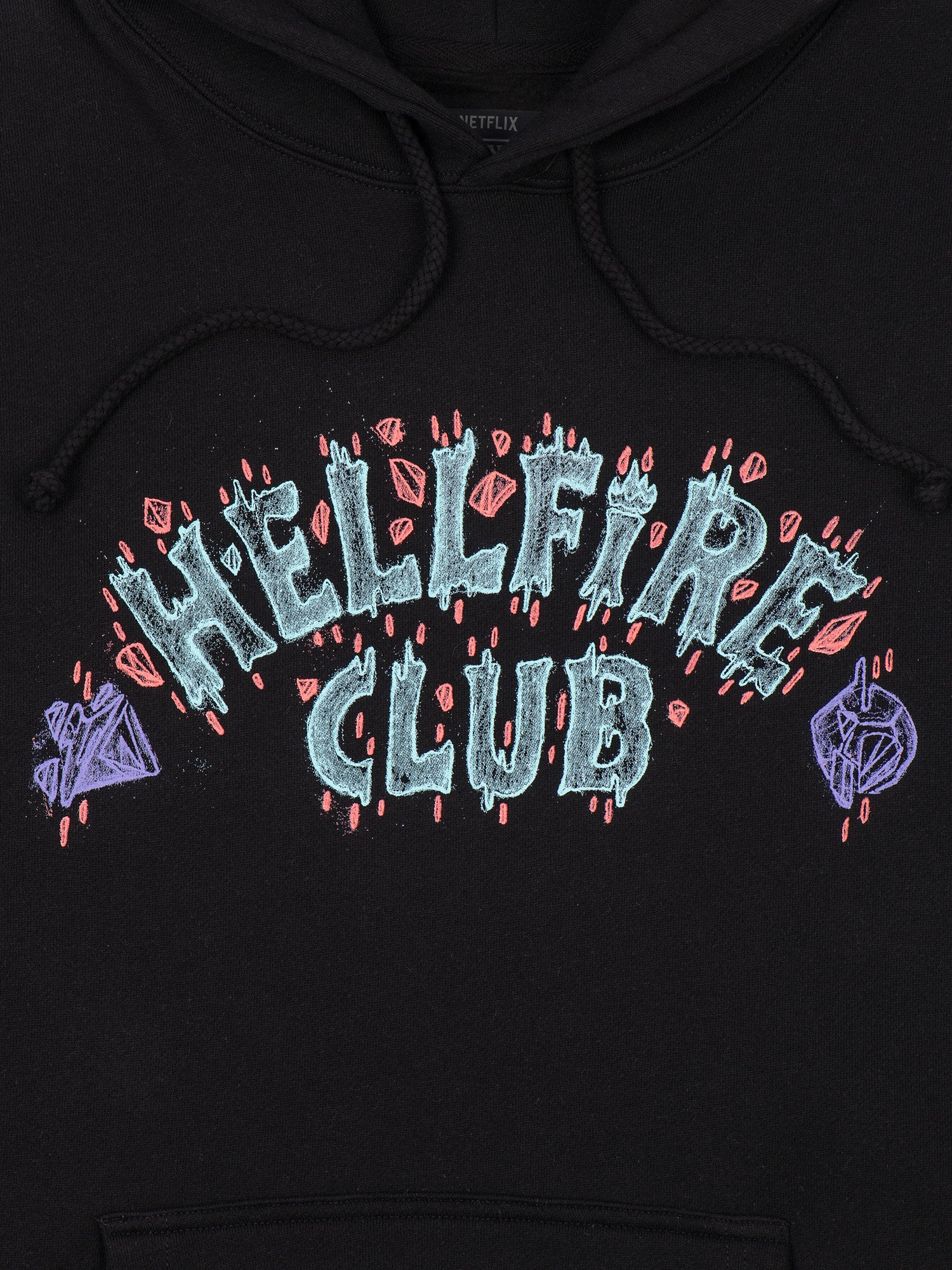 Stranger Things x Louis De Guzman Hellfire Club Hoodie - Image 4