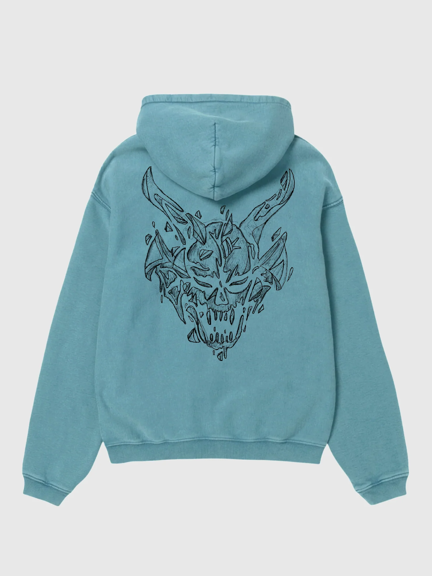 Stranger Things x Louis De Guzman Hellfire Club Zip Hoodie - Image 2