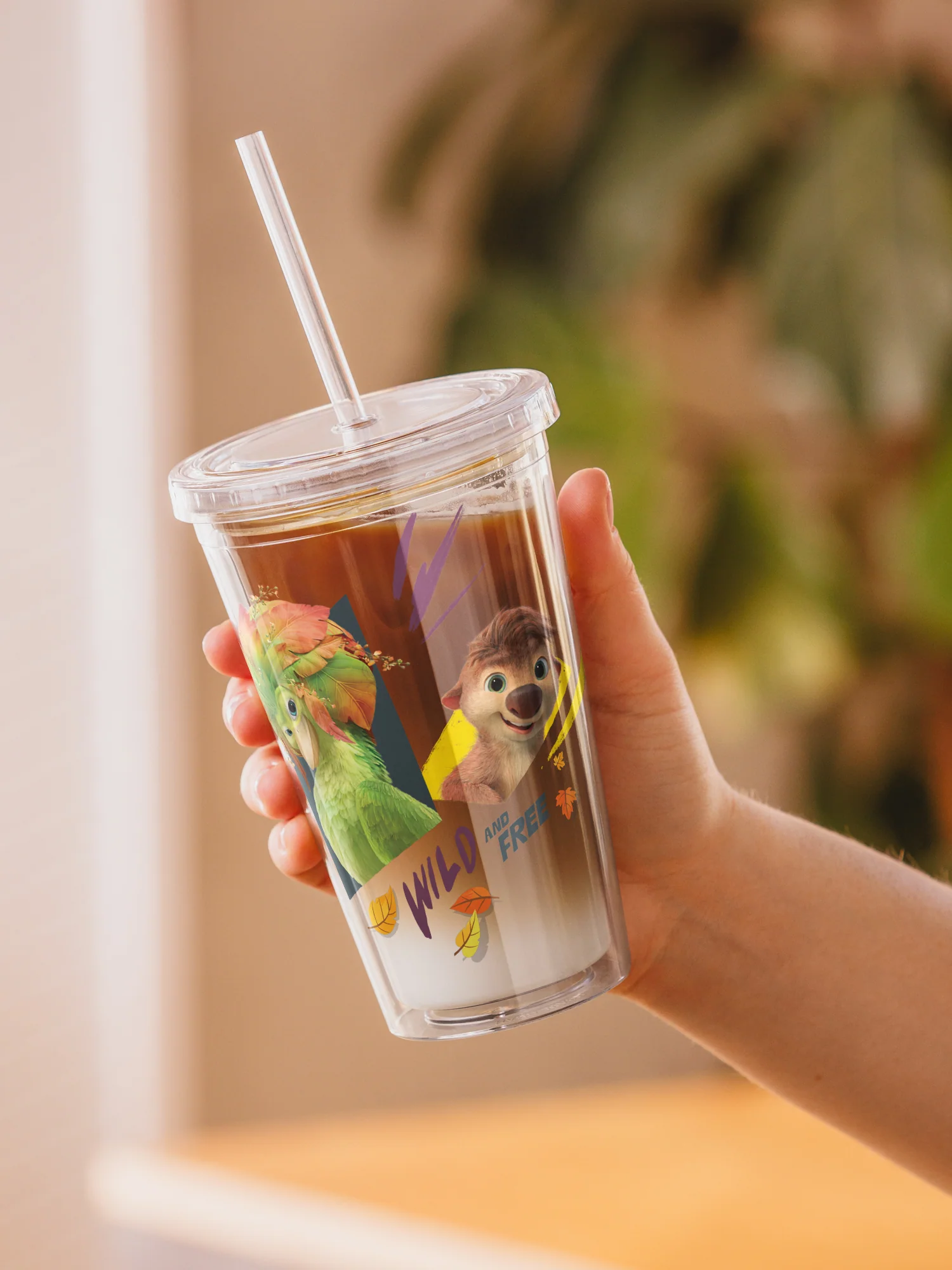 Swapped Tumbler with Lid and Straw Wild and Free - Image 2