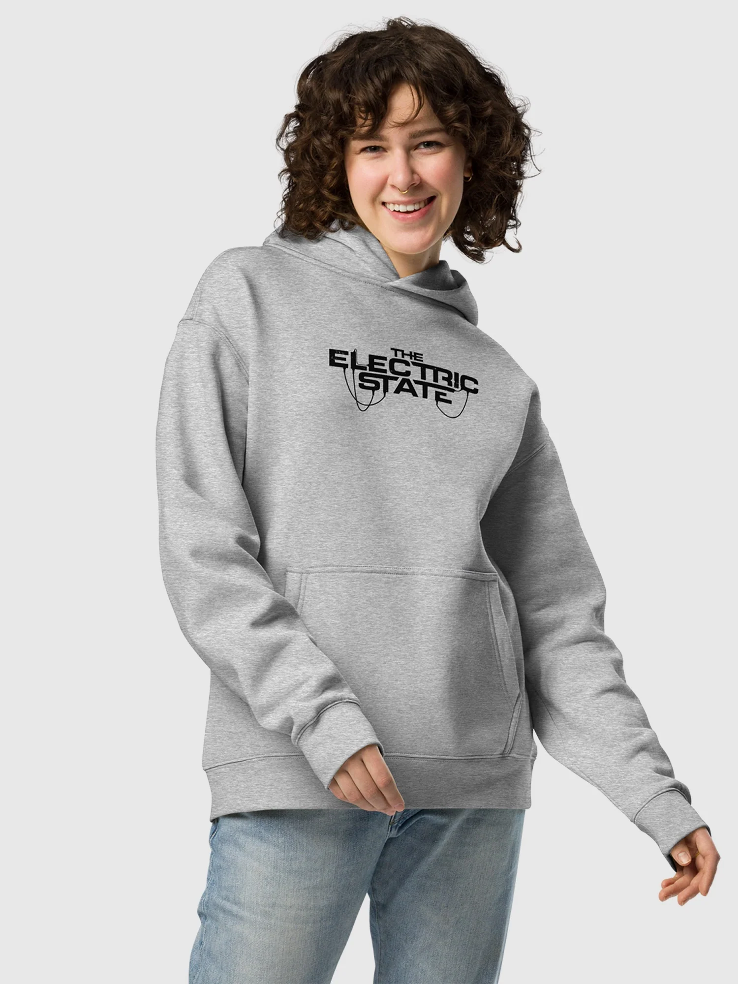 The Electric State Kid Cosmo is Your Pal Unisex Oversized Hoodie - Image 4