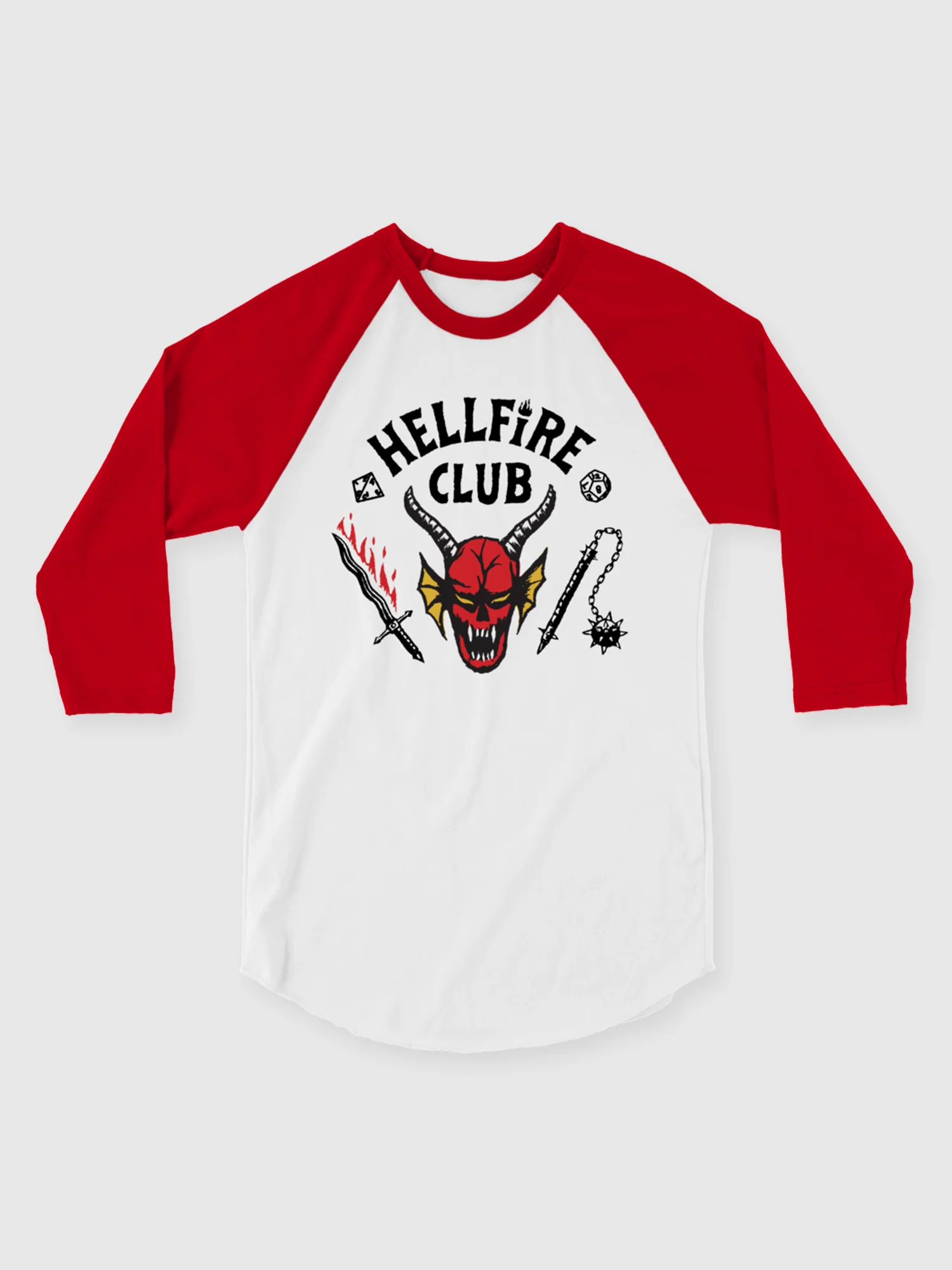 Hellfire Club Raglan Shirt - Image 4