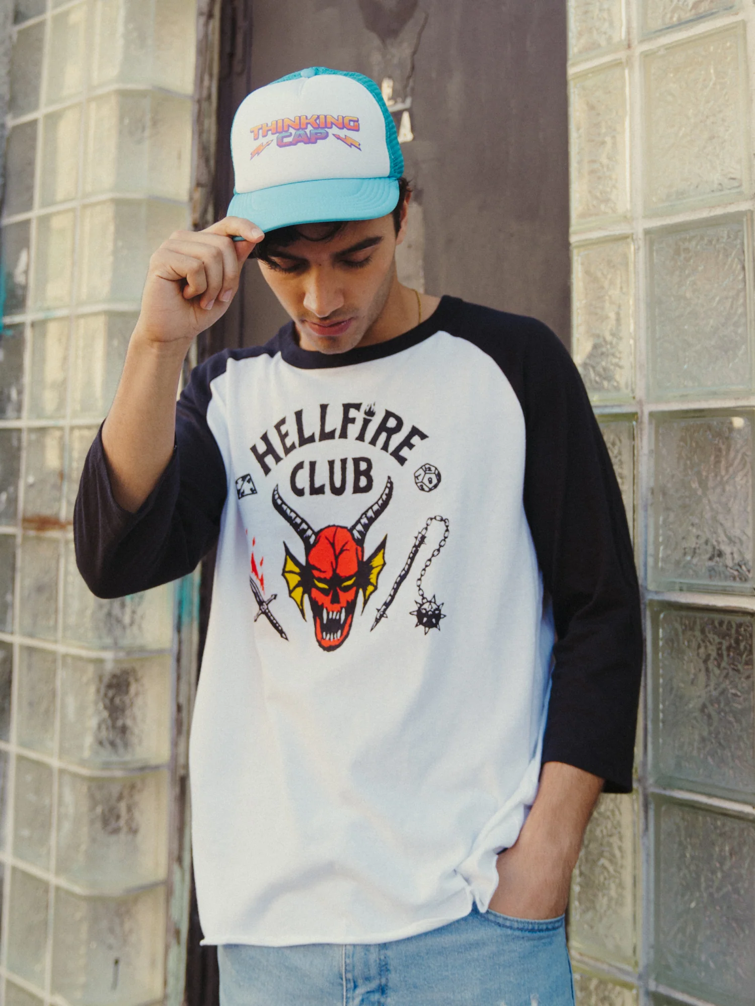 Hellfire Club Raglan Shirt - Image 5