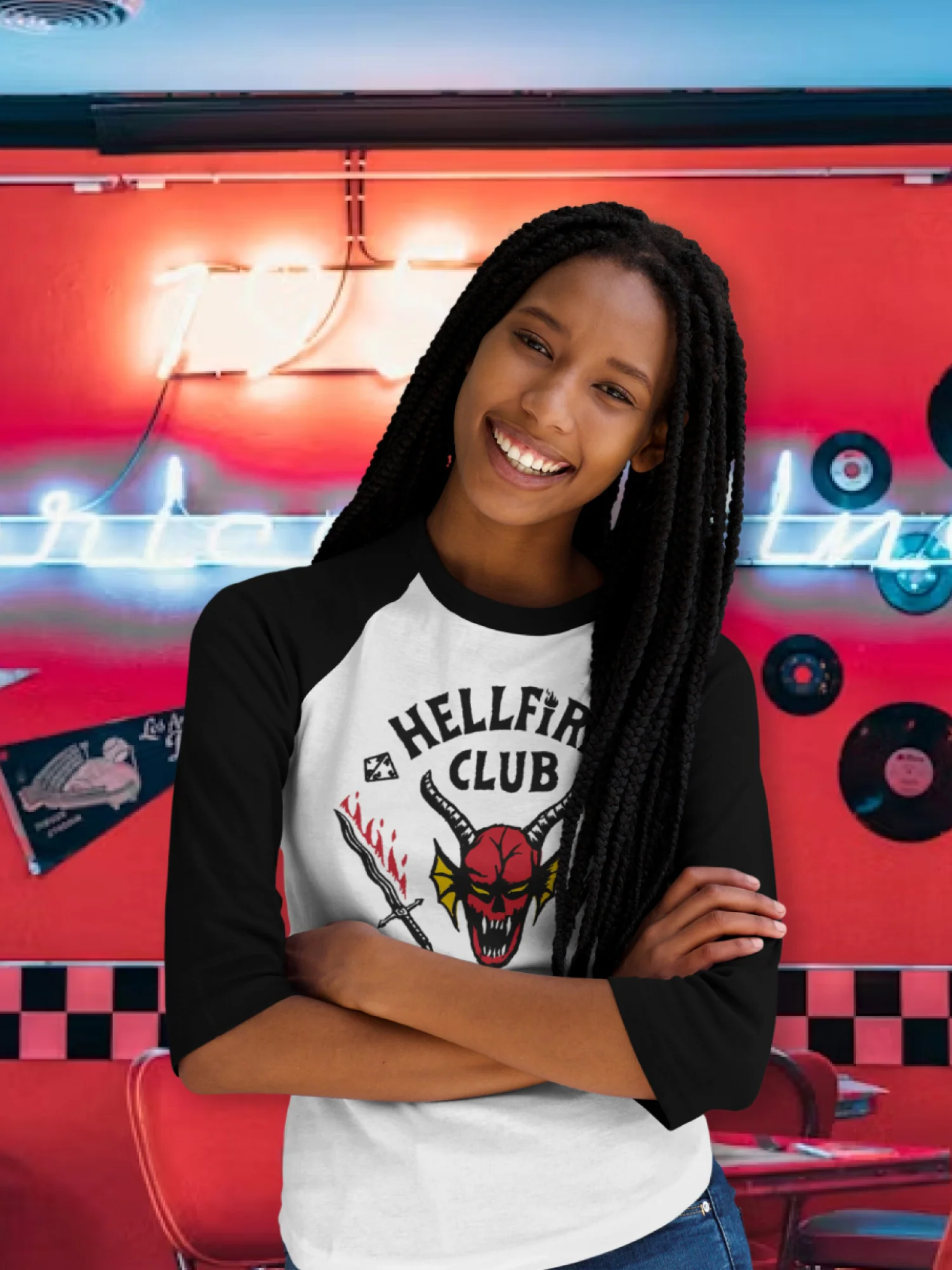 Hellfire Club Raglan Shirt - Image 6