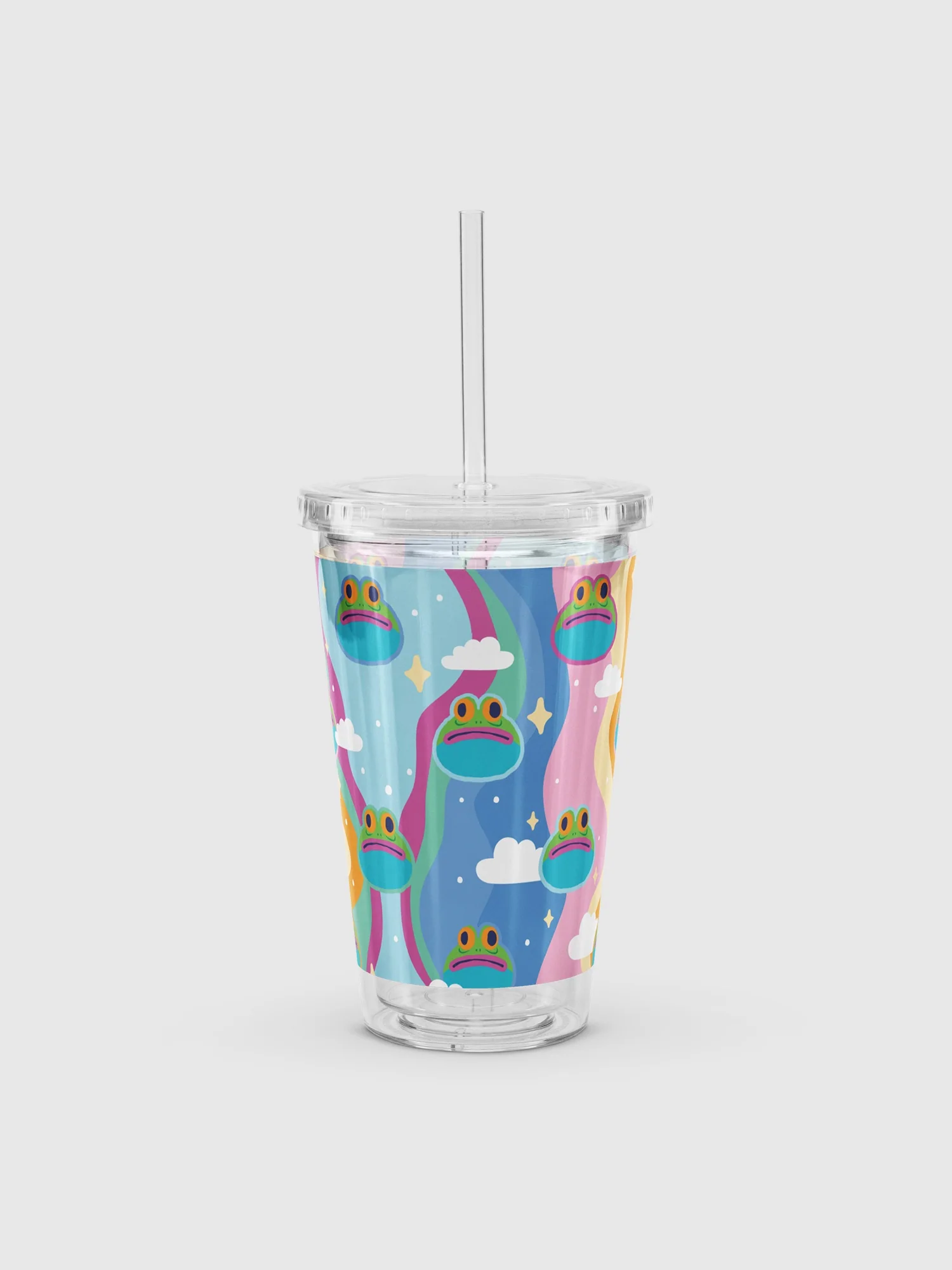 The Twits Twitlandia Clear Plastic Tumbler - Image 2