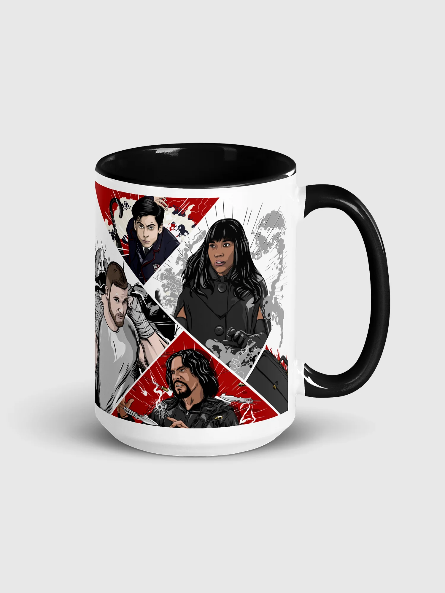 The Umbrella Academy Action Grid Mug - Image 4