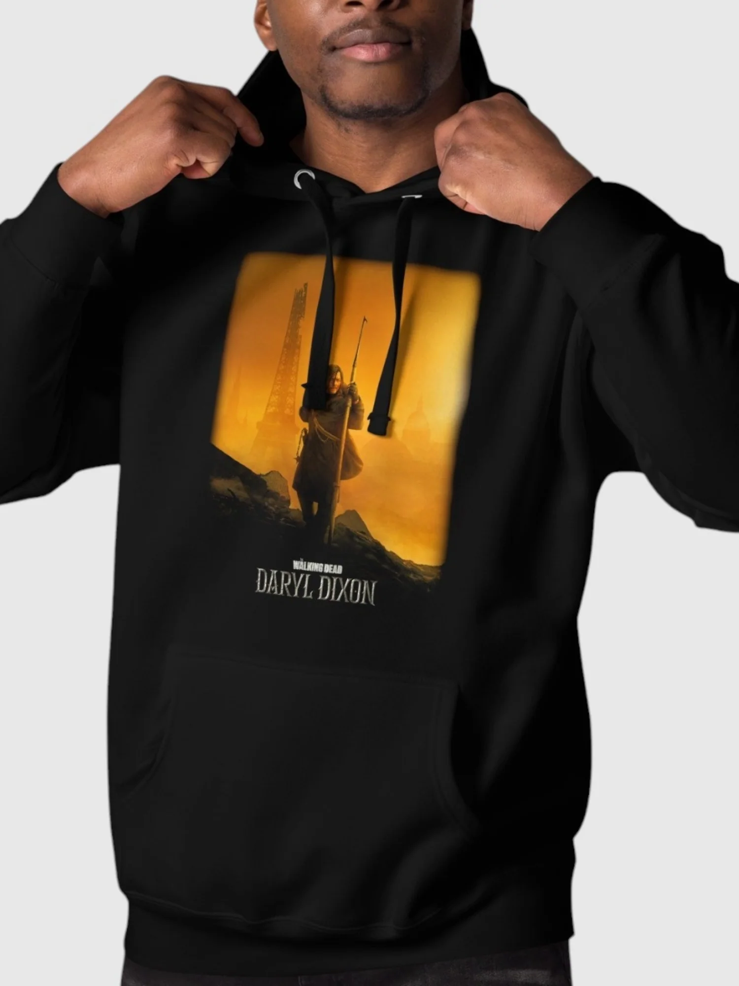 The Walking Dead Daryl Dixon Key Art Adult Hoodie - Image 2