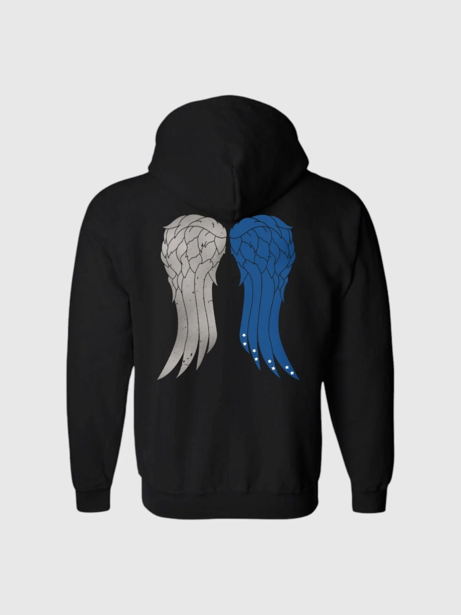 The Walking Dead Daryl's Wings Zip Up Hooded Sweatshirt - Image 2