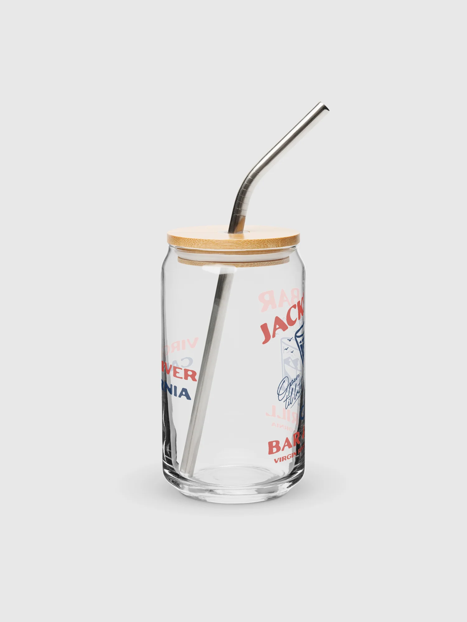 Virgin River Can Shaped Glass Jack’s Bar - Image 4