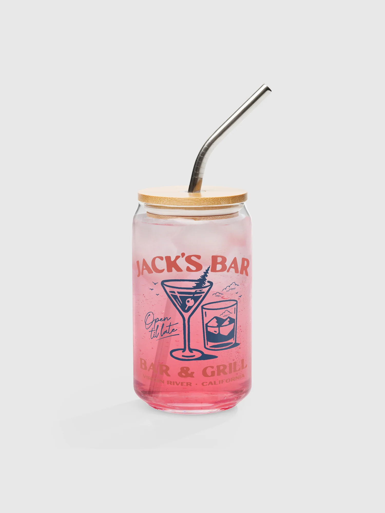 Virgin River Can Shaped Glass Jack’s Bar - Image 7
