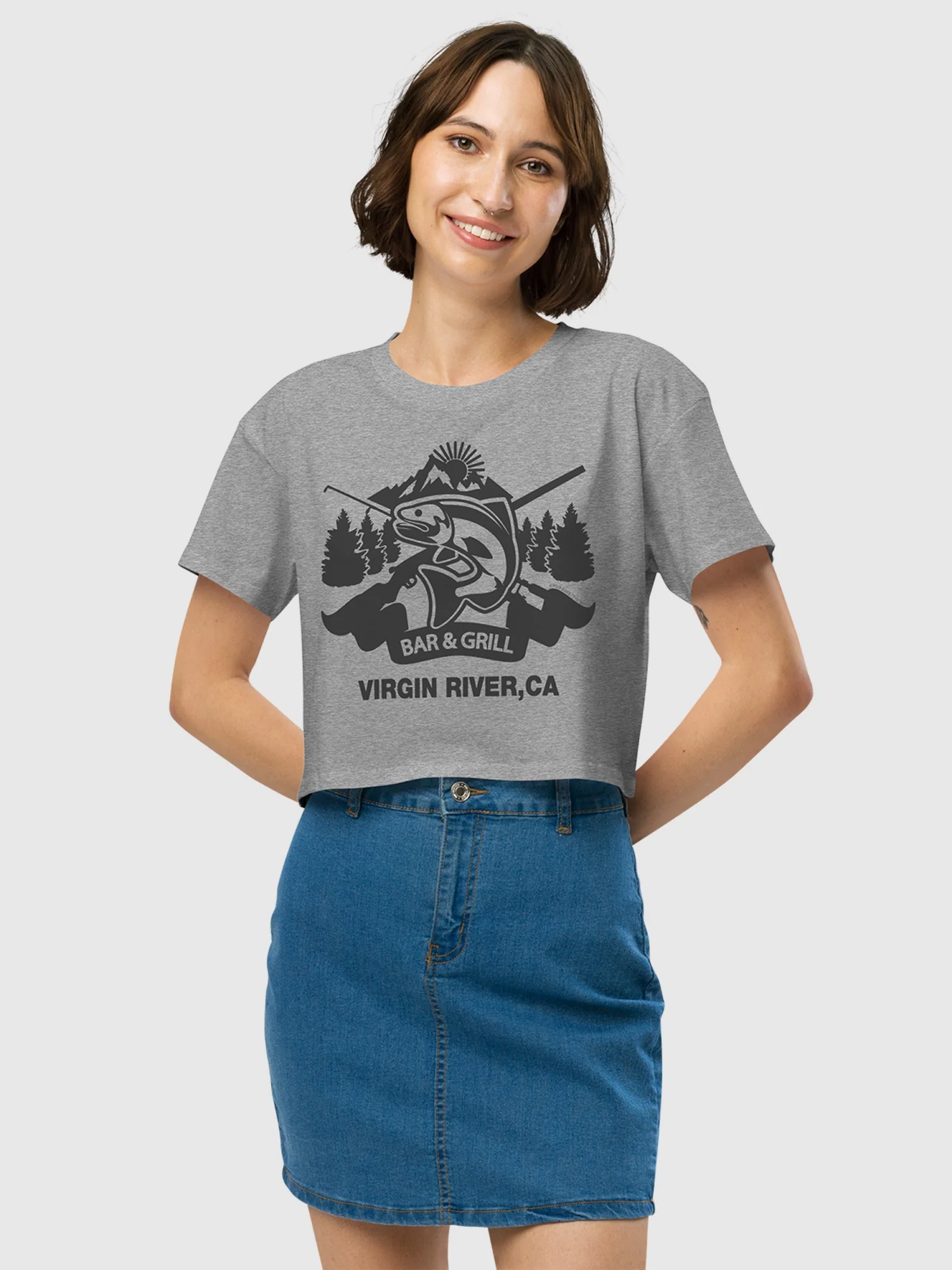 Virgin River Jack's Bar Women's Crop Top - Image 3