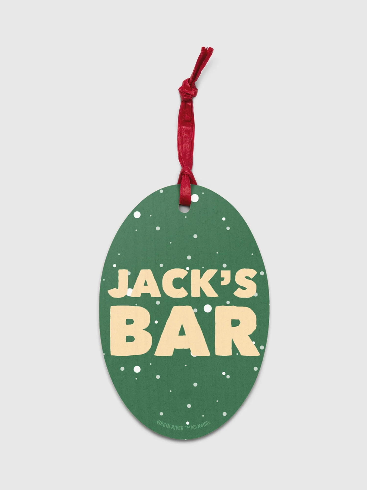 Virgin River Jack's Bar Wooden Ornament - Image 2
