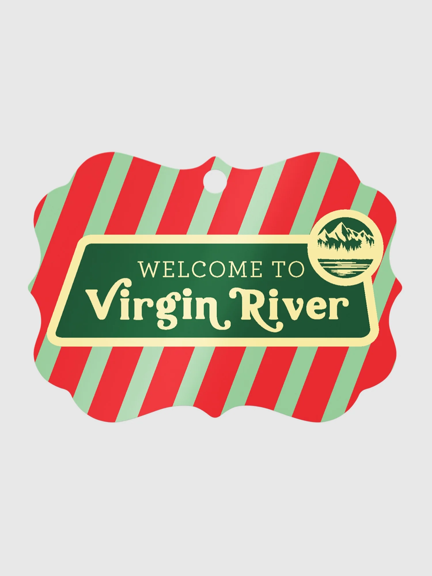 Virgin River Welcome Metal Ornament - Image 2