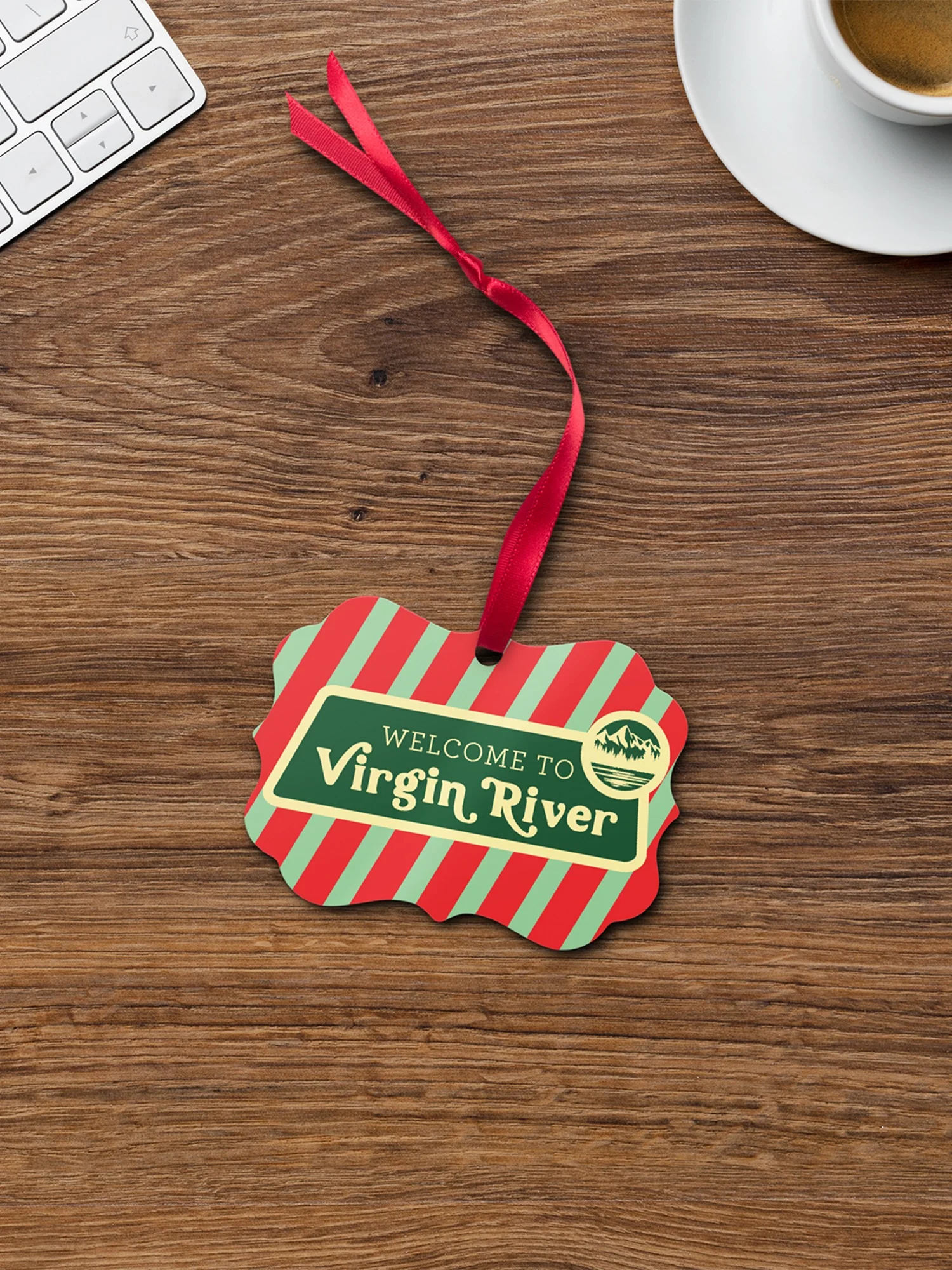 Virgin River Welcome Metal Ornament - Image 3