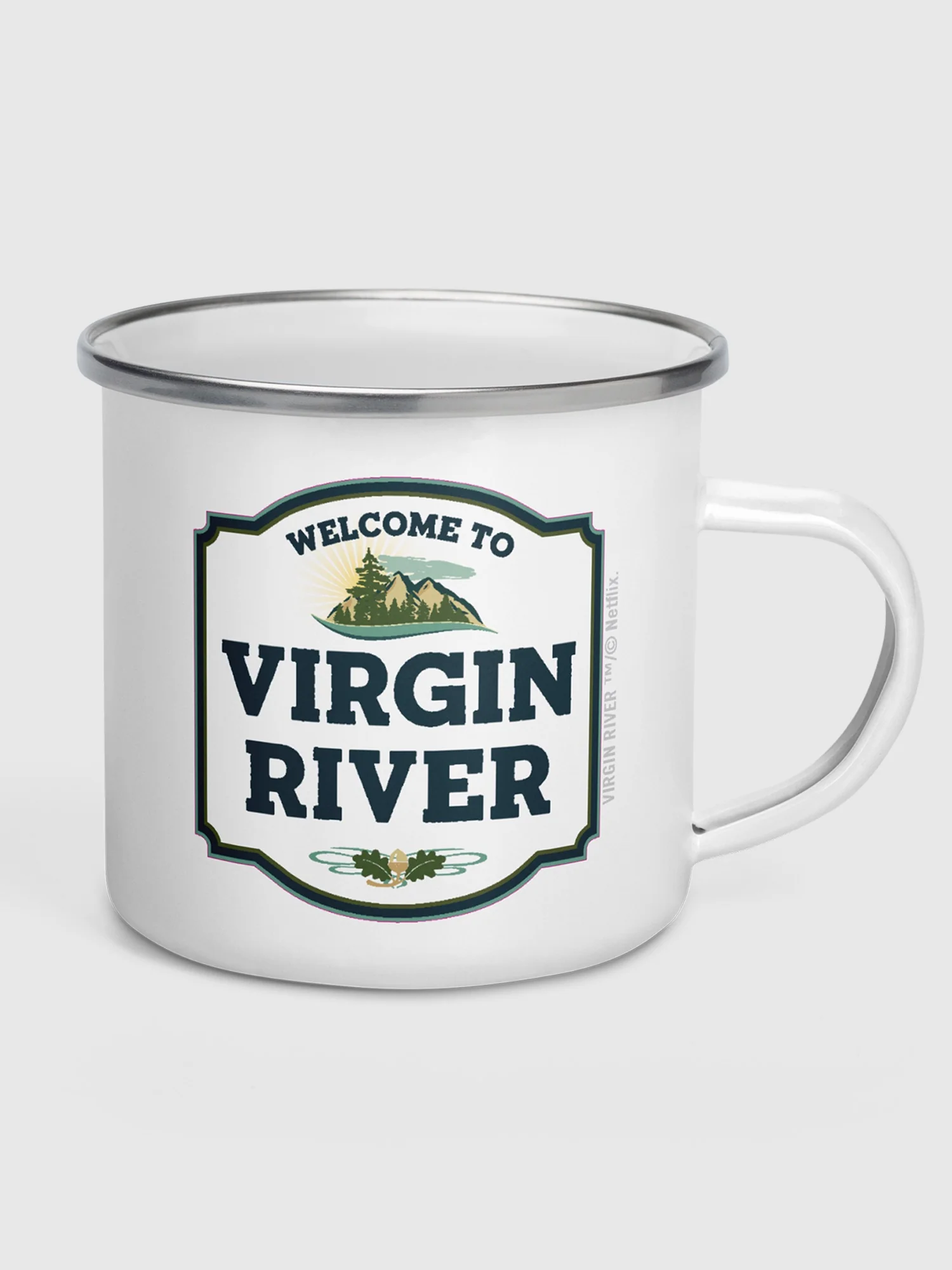 Virgin River Welcome To Virgin River Enamel Mug - Image 2