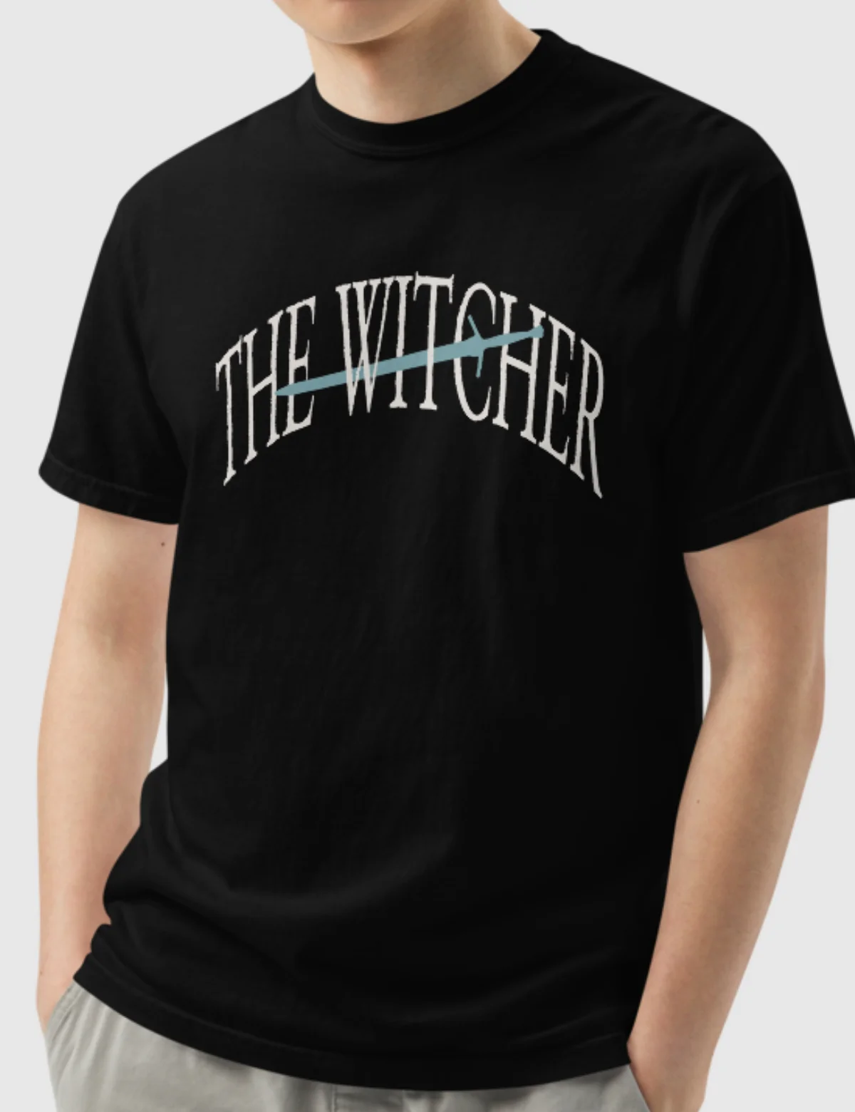 The Witcher Evil Is Evil T-Shirt [Black] - Image 4