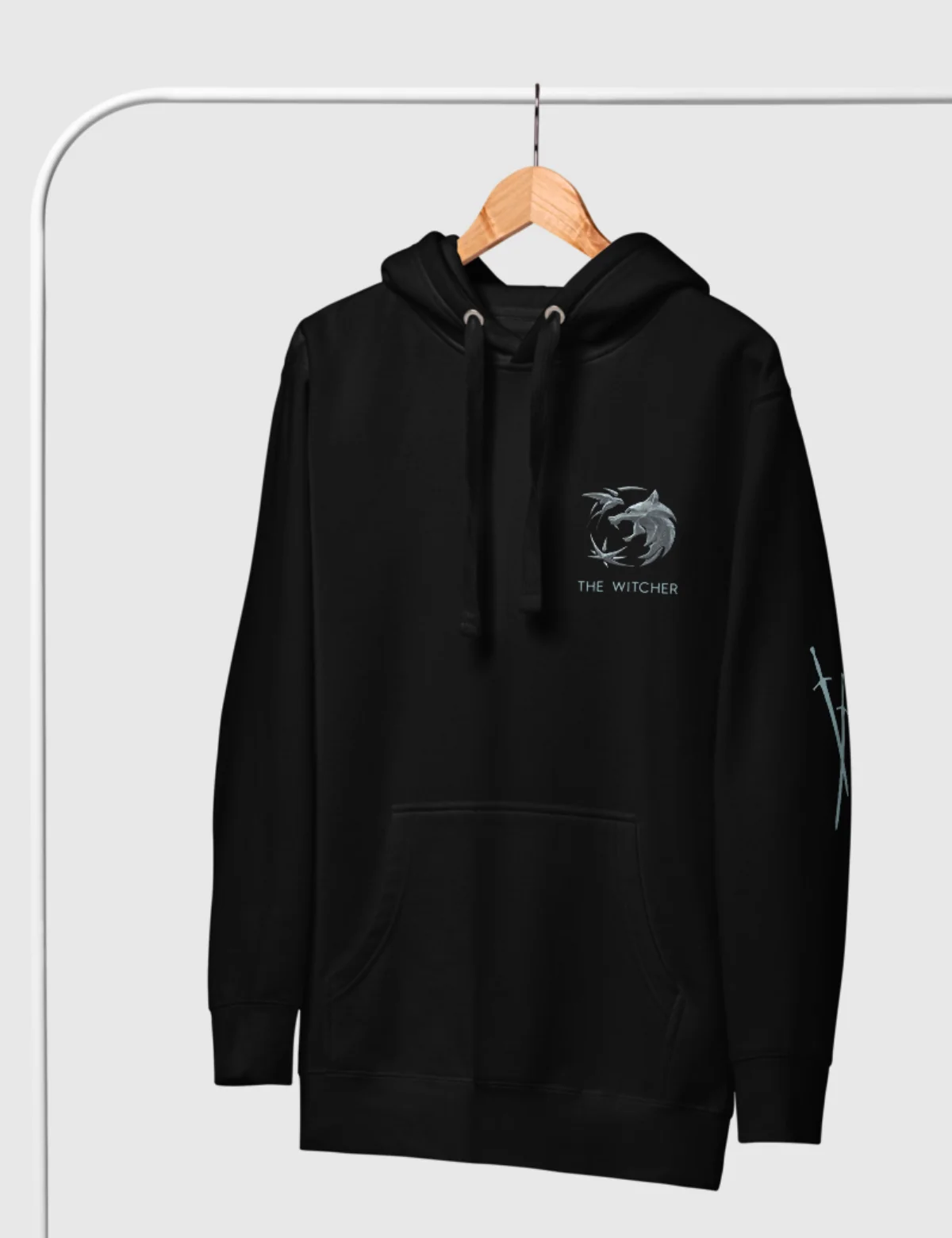 The Witcher Logo Unisex Hoodie [Black] - Image 5