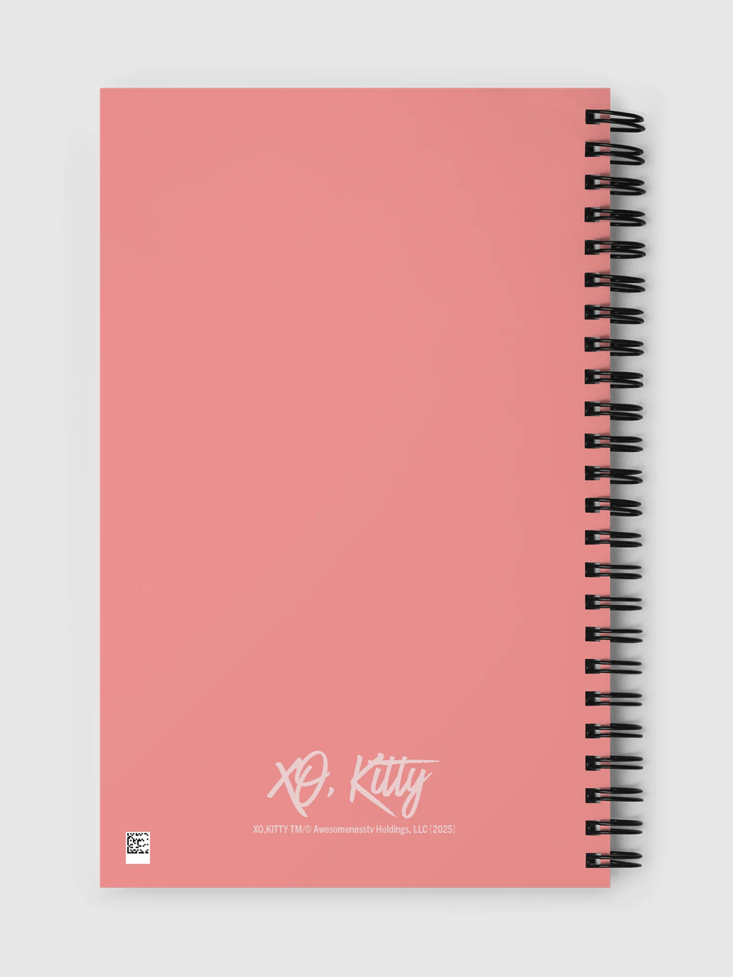 XO, Kitty Floral Pattern Spiral Notebook - Image 3