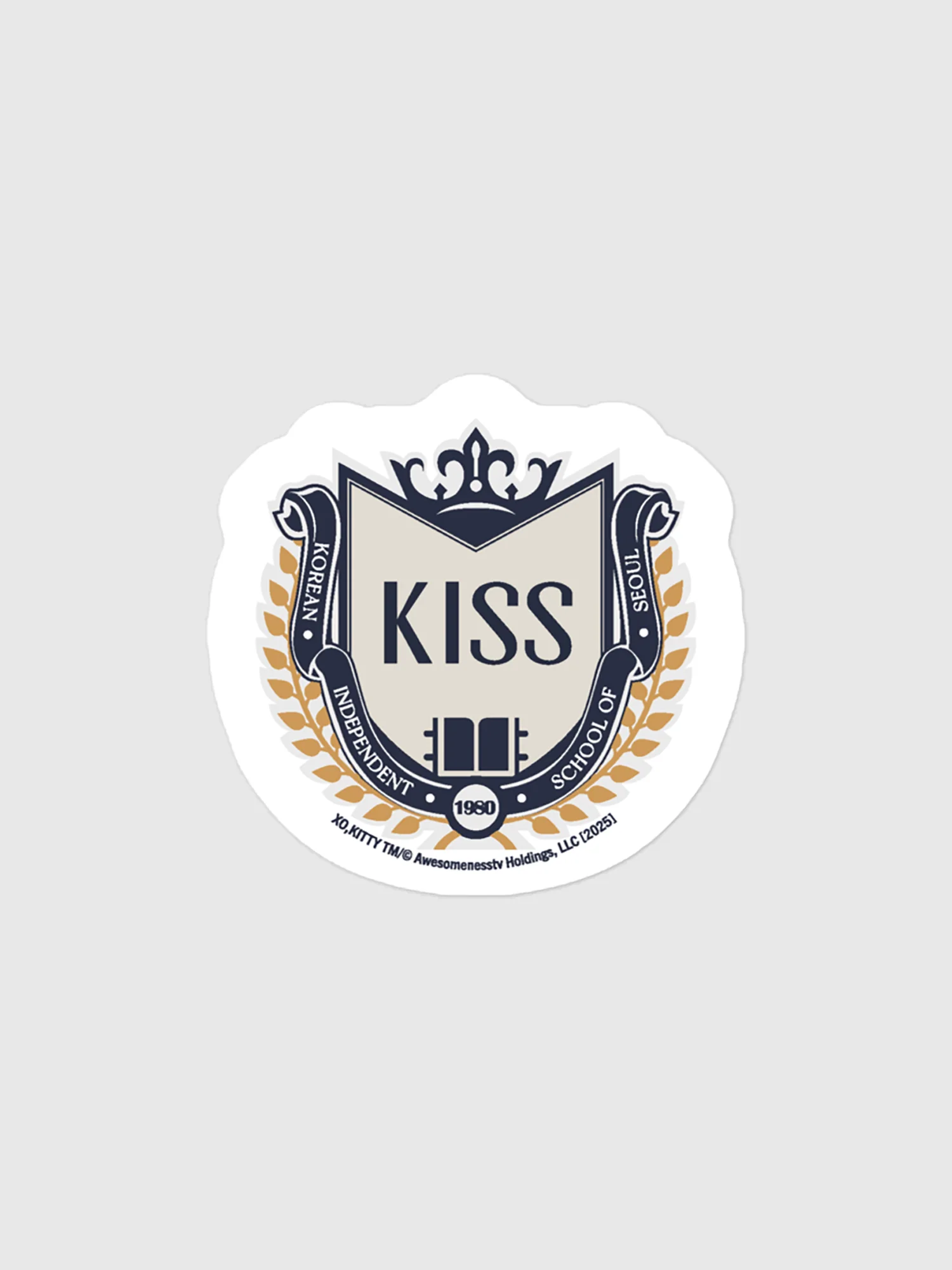 XO, Kitty KISS Sticker - Image 3