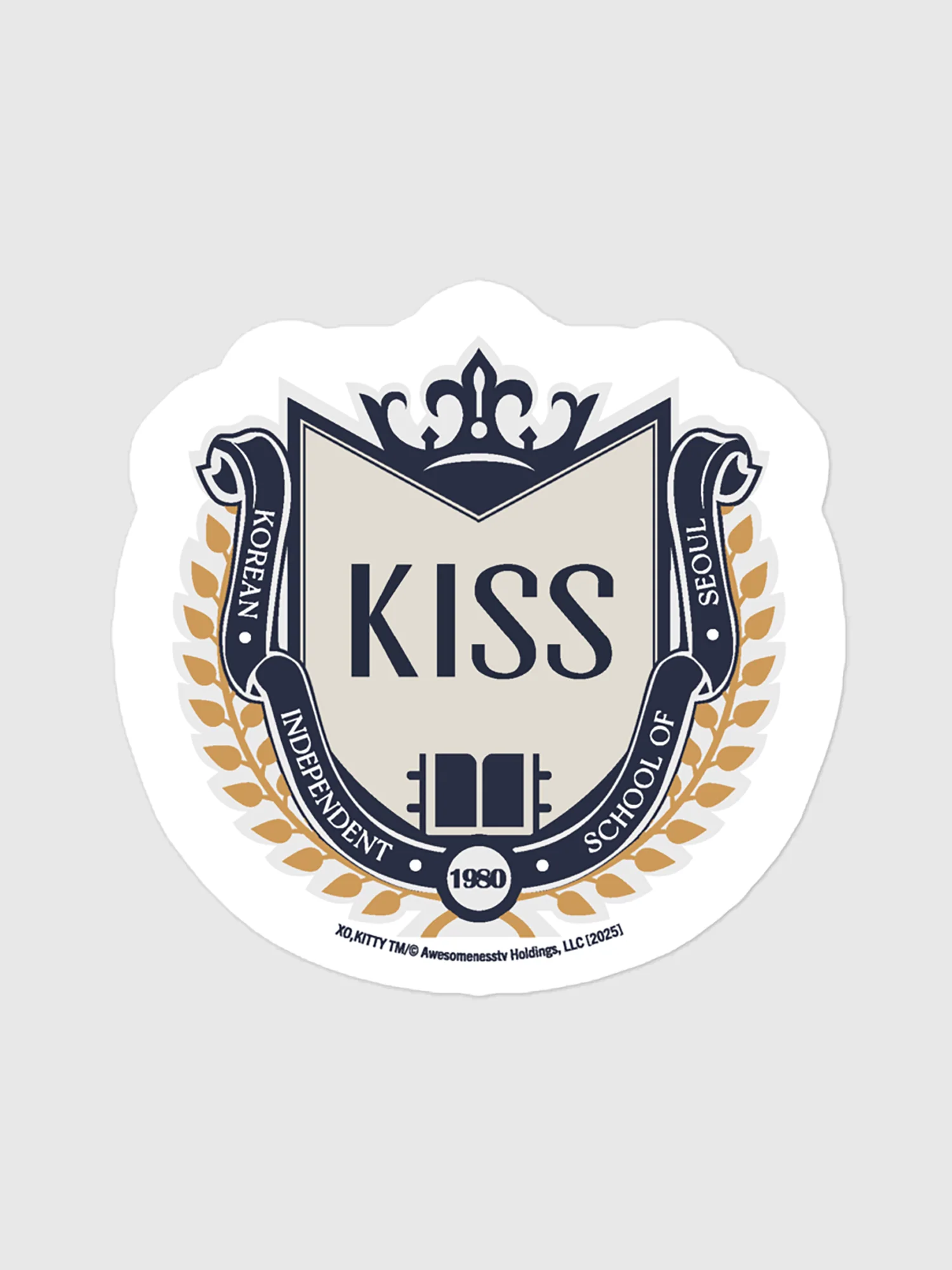 XO, Kitty KISS Sticker - Image 5